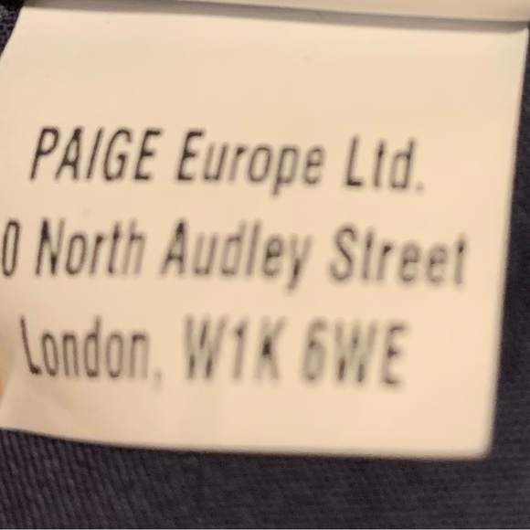 Paige Federal Slim Straight Fit Jeans in Buell Blue men’s size 34 - Picture 15 of 15